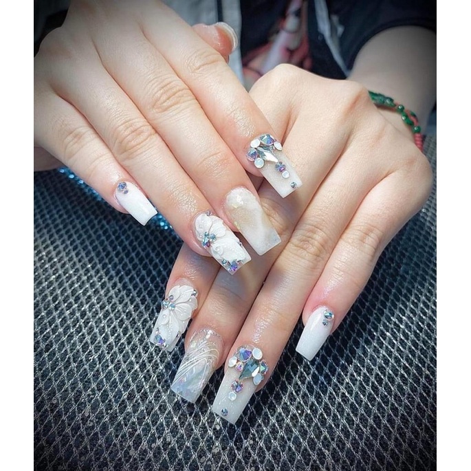 Hoa bột nail- Hoa nhuỵ xoáy siêu xinh