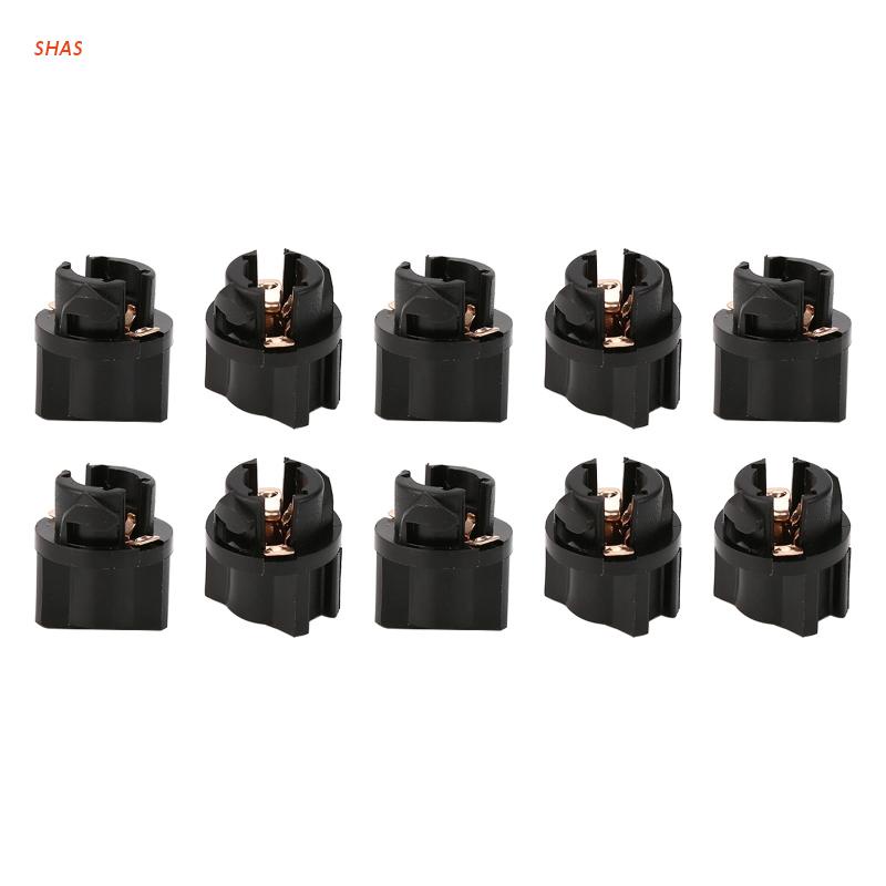 Set 10 Đèn Led T5 Gắn Bảng Điều Khiển Xe Hơi Chuyên Dụng Giá Đỡ