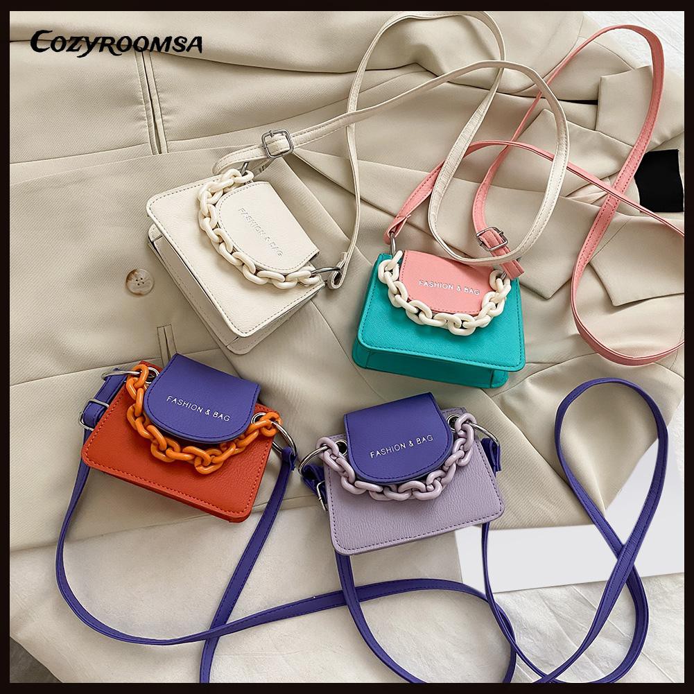 túi đeo vai dành cho nữ Đeo Chéo Chất Liệu Da Pu Thời Trang Cho Nữ