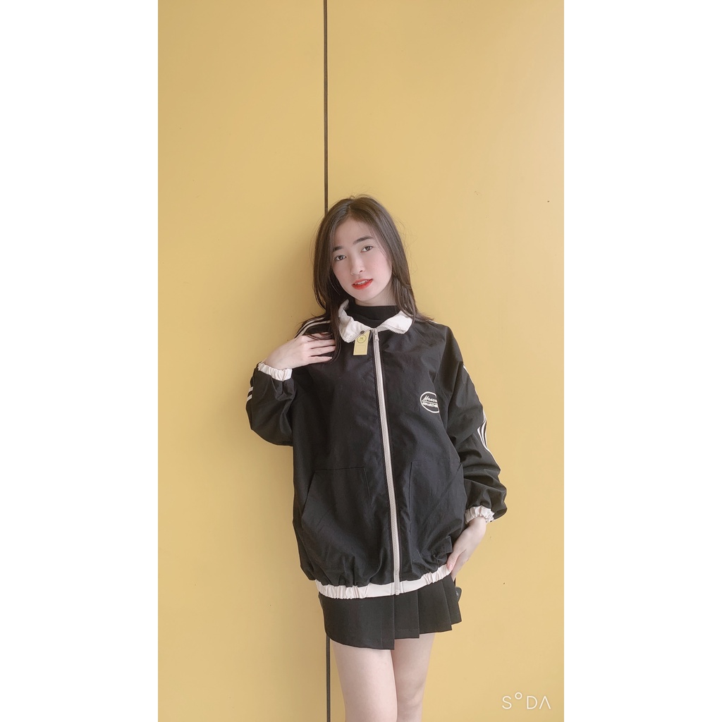 Áo khoác kaki mỏng nhẹ form rộng thoải mái tuổi teen Thời Trang Nữ MTShop Vinh
