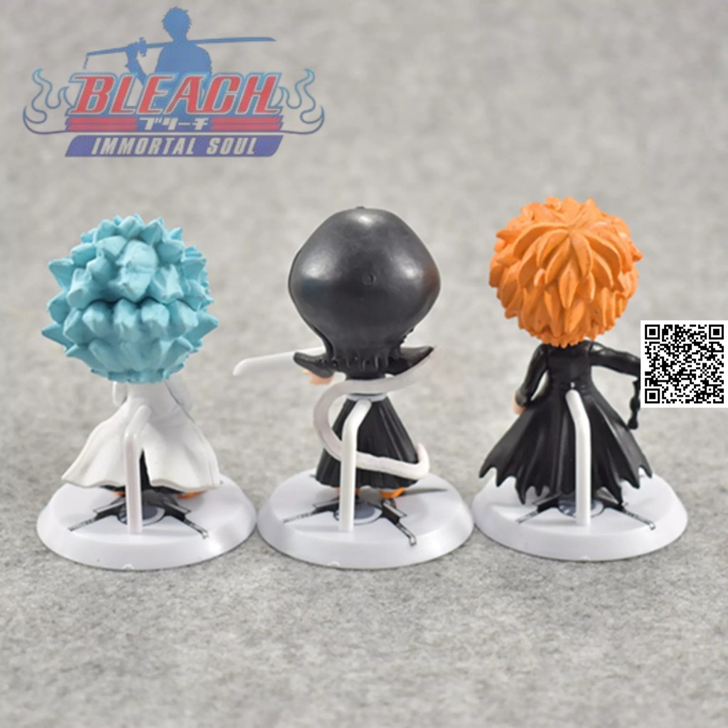 1623 Mô hình chibi Anime Bleach tử thần nhiều nhân vật Kurosaki Ichigo Kuchiki Rukia Suwabe Junichi Ulquiorra Cifer Abar