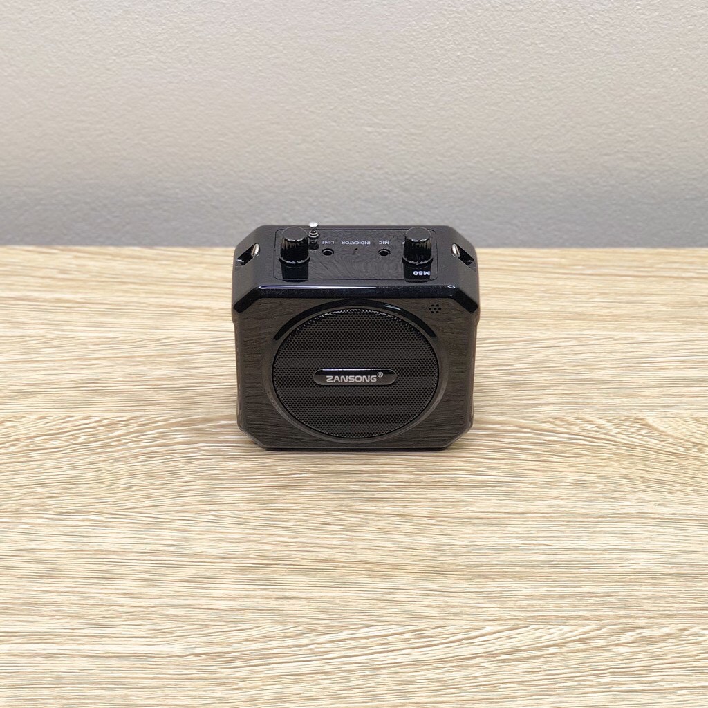 Máy trợ giảng  Zansong M80 loa trợ giảng dòng micro không dây bluetooth đài fm
