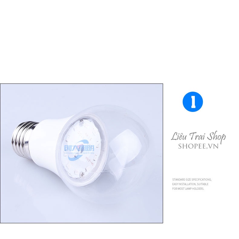 Đèn led uv A đui e26 trang trí KTV decor rọi tranh huỳnh quang