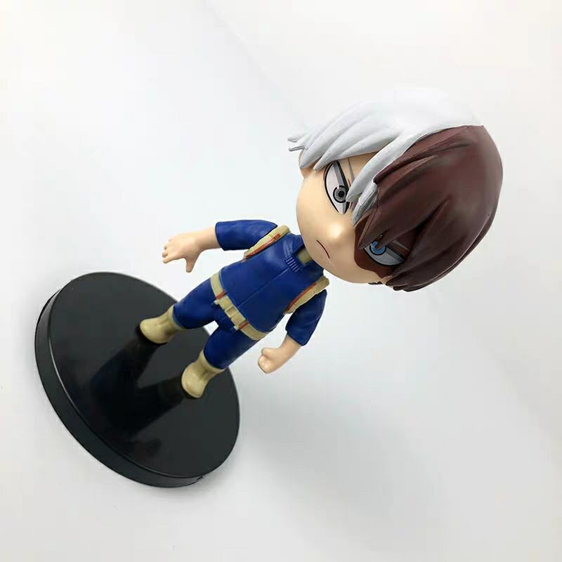 [12cm] Bộ 5 nhân vật Chibi anime Boku no HERO ACADEMIA Midoriya Izuku Todoroki Shoto Bakugo Uraraka Ochako kacchan