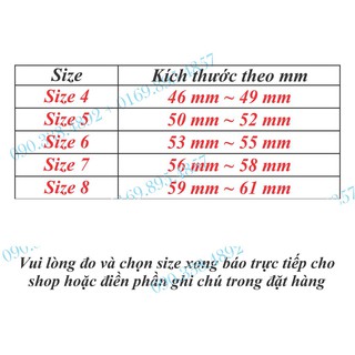 Nhẫn cặp inox   ĐV: 1 CHIẾC