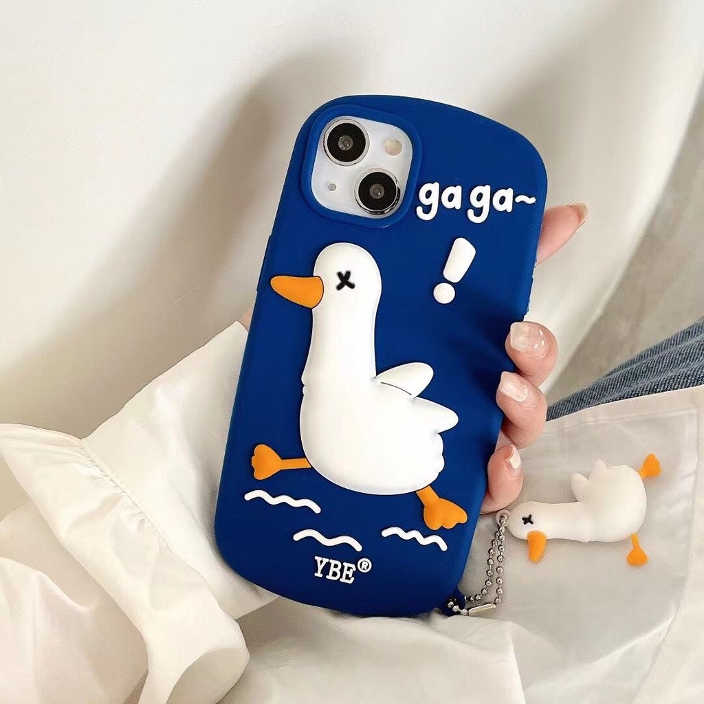 Ốp Điện Thoại Chống Rơi Hình Vịt Mắt Dễ Thương Cho iPhone13 iPhone12/13pro max iPhone11 xs max XR