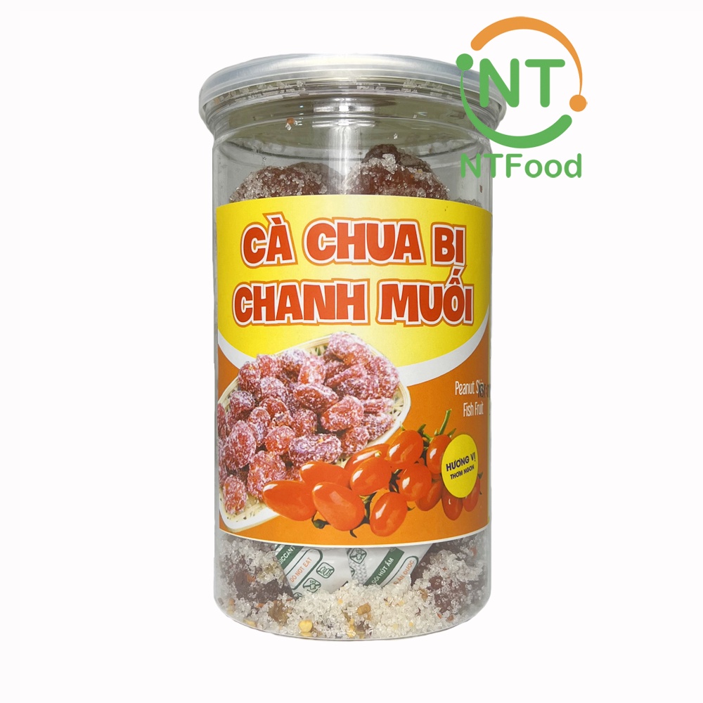 [Mã BMBAU50 giảm 7% đơn 99K] Cà chua bi chanh muối NTFOOD (500gr / hũ pet) - Nhất Tín Food