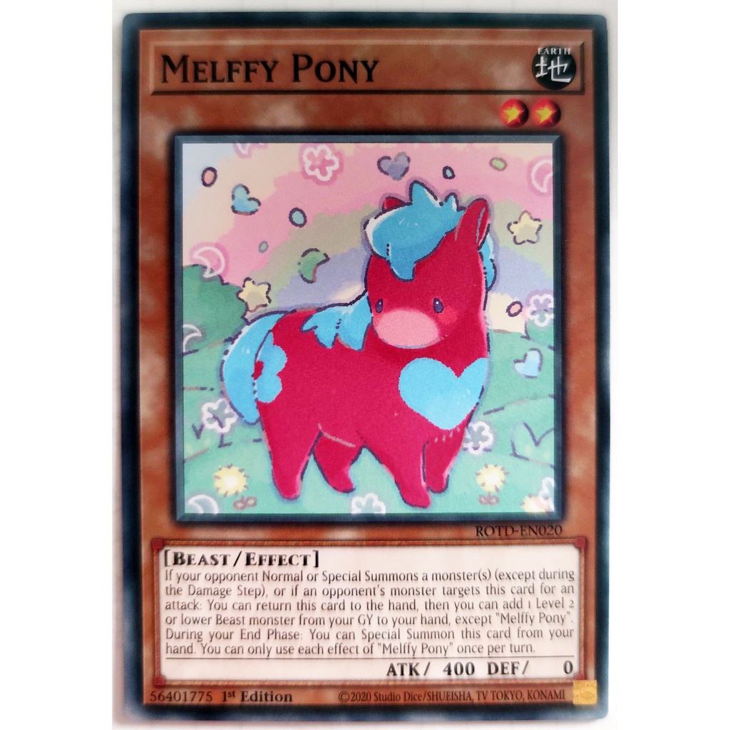 [Thẻ Yugioh] Melffy Pony |EN| Common