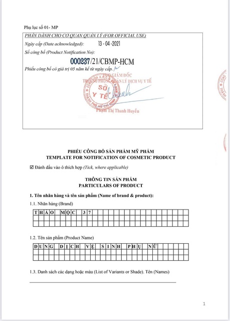 [FREESHIP] Dung Dịch Vệ Sinh Thảo Mộc 37