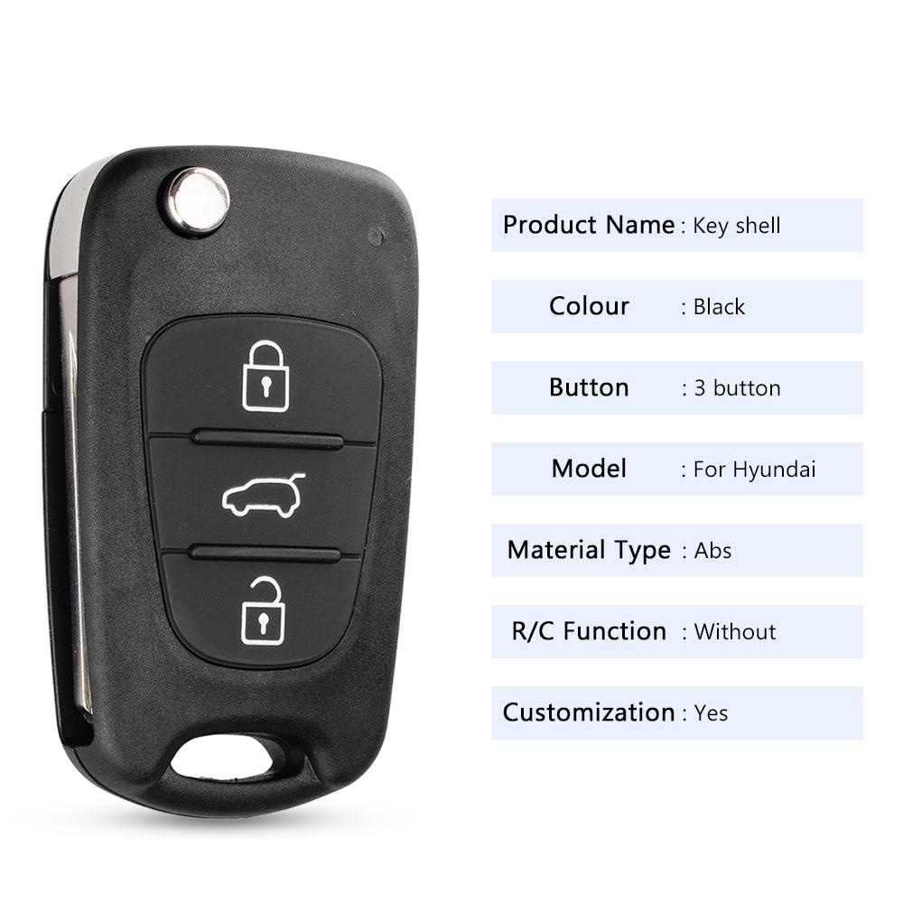 REBUY1 Ốp Bảo Vệ Chìa Khóa Xe Hơi Thiết Kế Sang Trọng Cho Hyundai Cerato Kia K2 K5 For Rio 3