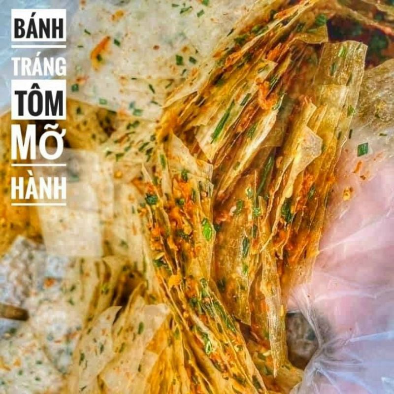 Bánh Tráng Tôm Mỡ Hành - 1 Bịch,  Hàng ngon nhà làm