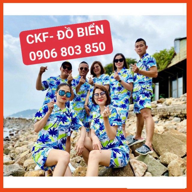 [GIÁ SỈ]  BỘ SƠ MI ĐI BIỂN - ( Quà Tặng)