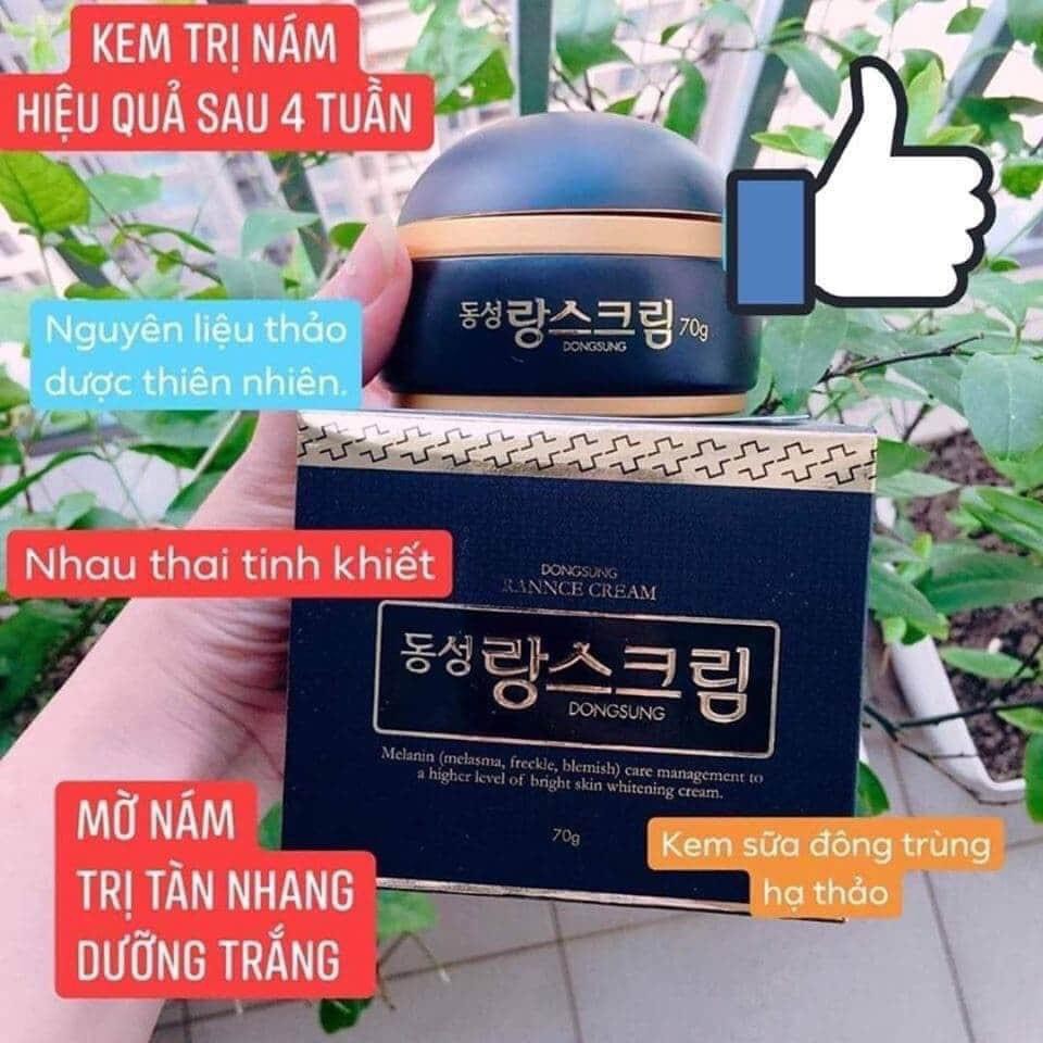 Kem DongSung 🌿FREESHIP🌿 Kem Dưỡng Trắng Da, Nám Chiết Xuất Từ Đông Trùng Hạ Thảo DongSung Rannce Cream 70g