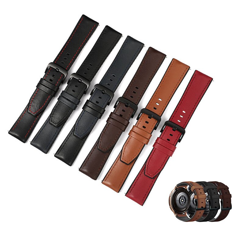 Dây Đeo Bằng Da Thật 22mm Cho Đồng Hồ Huawei Honor Magic Watch 2 Gt 2 46mm Gt 42mm
