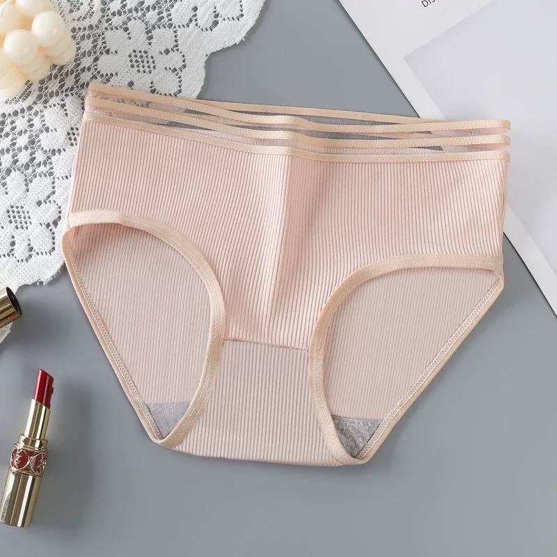 Quần nót nữ gân tăm cạp lưới KIMCHIBIKINI quần áo lot nữ giá rẻ mua lẻ không lo về giá QL021