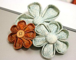 Clover dụng cụ làm hoa vải Kanzashi