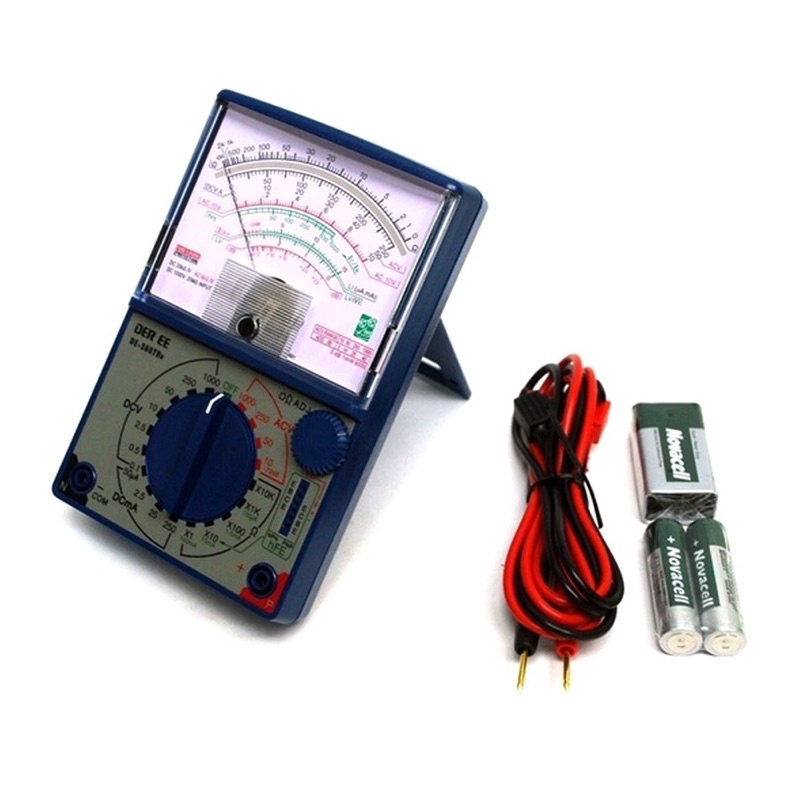 Đồng hồ vạn năng đo điện kim DER EE DE-360TRn. Đài Loan chính hãng