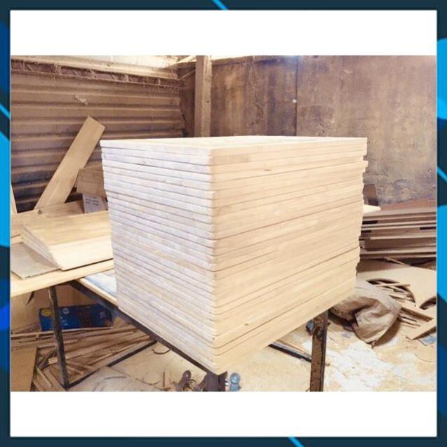 MẶT BÀN GỖ CAO SU TỰ NHIÊN CAO CẤP MÀU VÀNG GỖ ( y hình )
