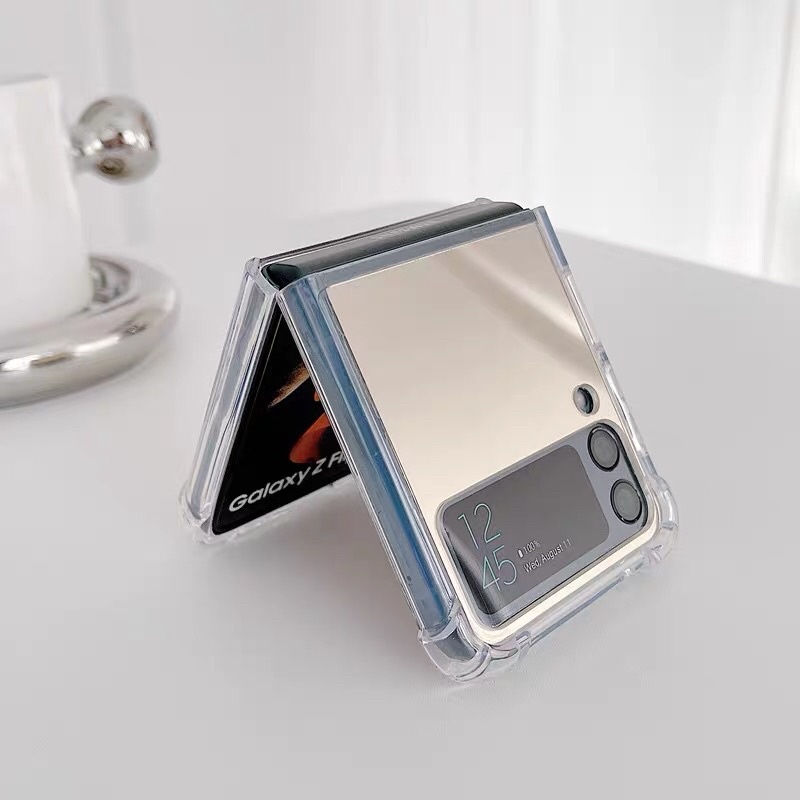 [HÀNG SẴN] Ốp Samsung Z Flip 3 / Z Flip 4 tráng gương chống sốc tốt bảo vệ máy/ Z Flip3 / ZFlip3 / Z Flip4/ ZFlip4