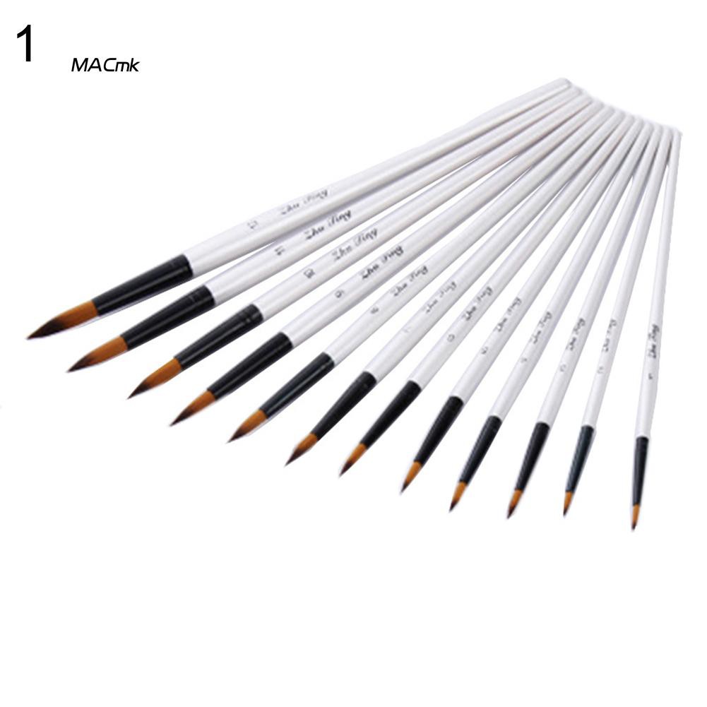 Bộ 12 cọ vẽ màu nước / sơn dầu chuyên nghiệp