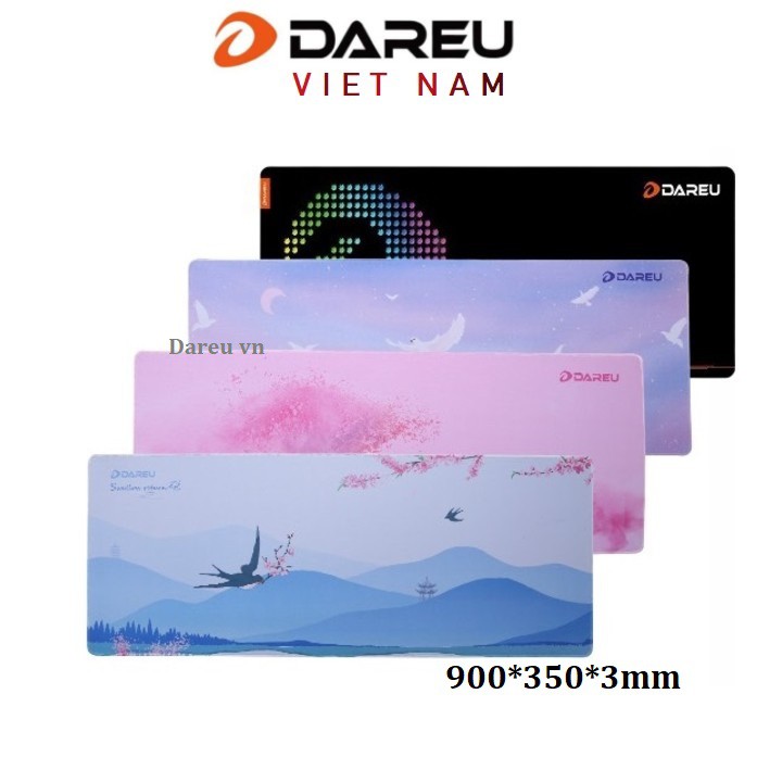 Bàn di chuột DAREU ESP109 Swallow / Dream /Pink / Black (900 x 350 x 3mm) | WebRaoVat - webraovat.net.vn