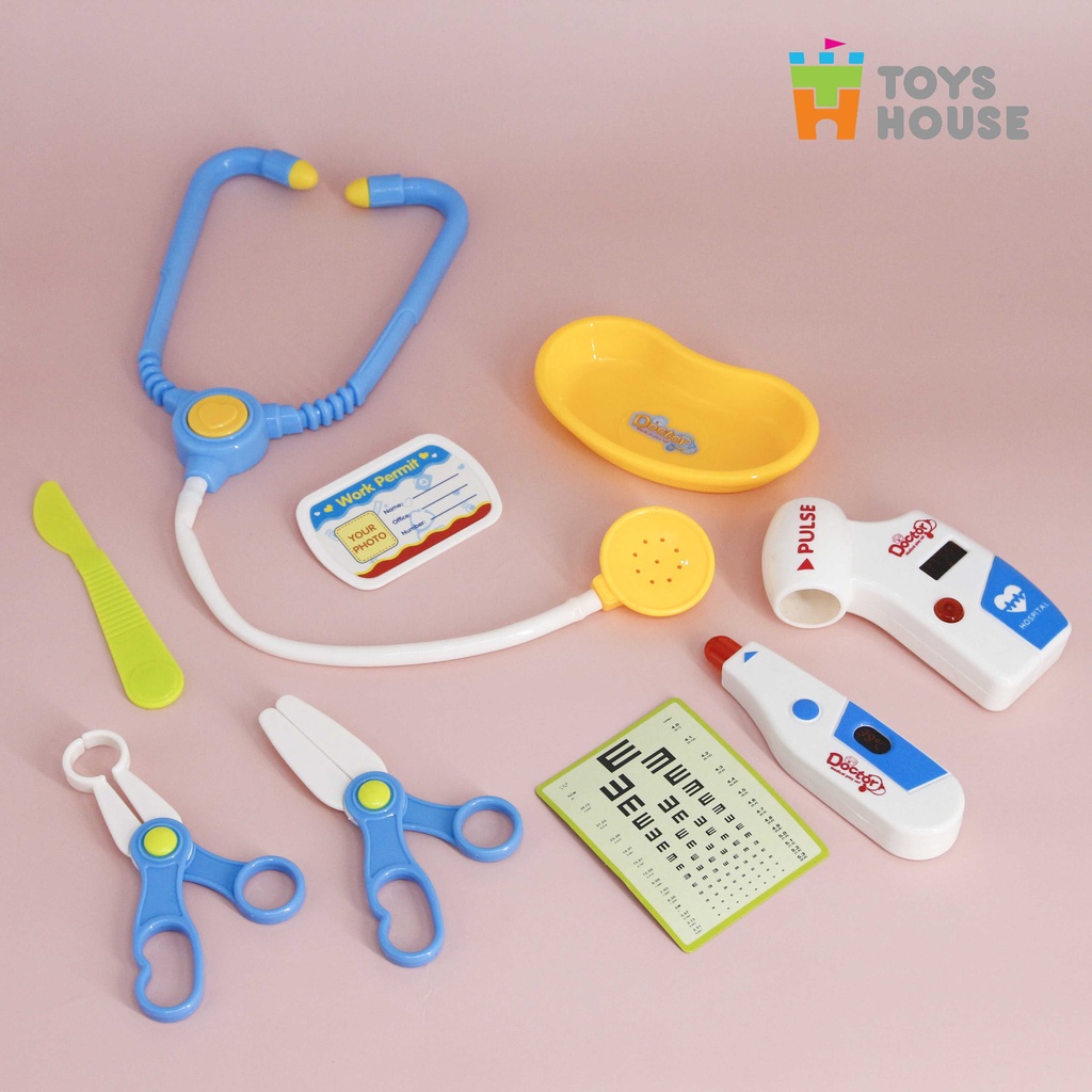 Hộp đồ chơi hướng nghiệp nhập vai bác sĩ, nấu ăn, cơ khí, trang điểm cho bé Toyshouse