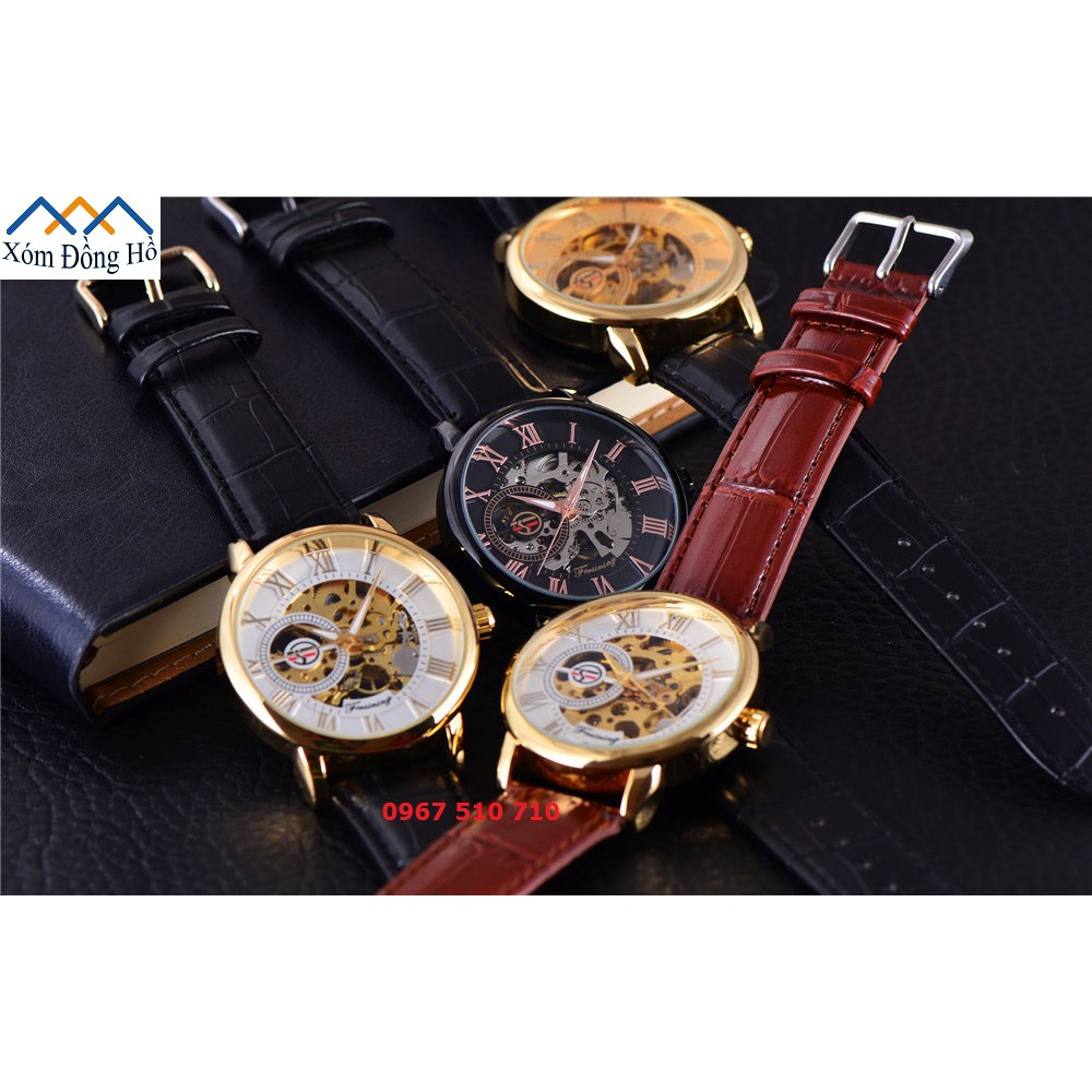 Đồng Hồ Cơ Lộ Máy Forsining Handwinding Nam Thời Trang