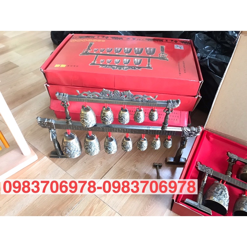 Chuông gió 2 tầng gội dưỡng sinh spa chuông loại 1