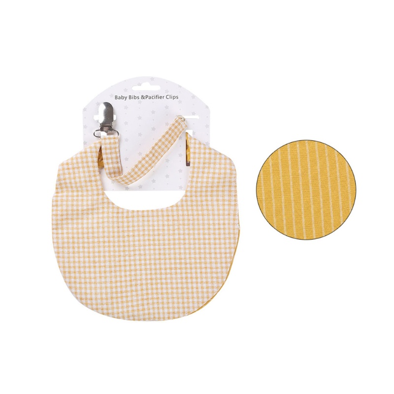 Yếm Ăn Cotton Mềm Mại Hai Mặt Thoải Mái Có Thể Tháo Rời Cho Bé Sơ Sinh