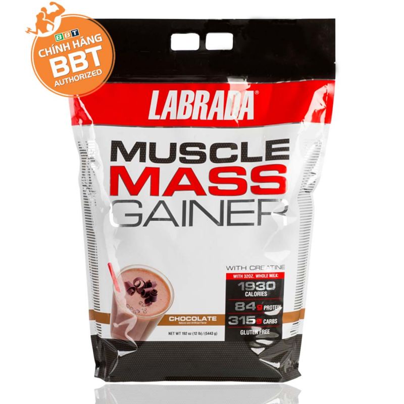 (Chính hãng BBT) Labrada Muscle Mass bịch 5.4kg tăng cân tăng cơ nhanh