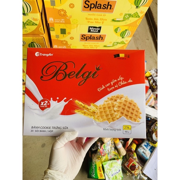 Hộp bánh Belgi Tràng An giòn xốp trọn vị Châu Âu