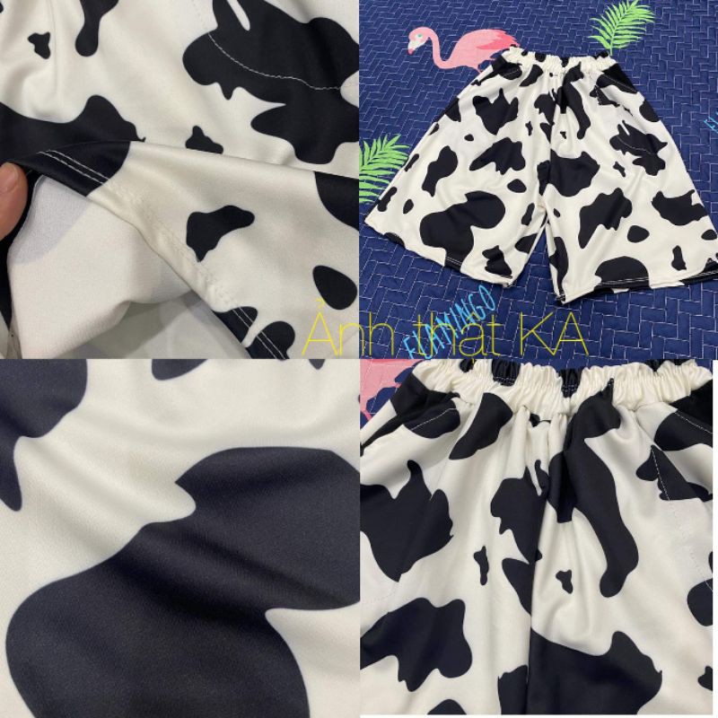 Quần short in loang bò sữa,ANMINH,chất thun mát so hot