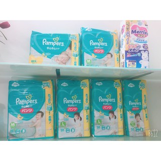 Tã dán/quần pampers nội địa jumbo nb114/s102/m80/m74/l68/l58/xl50/xxl32