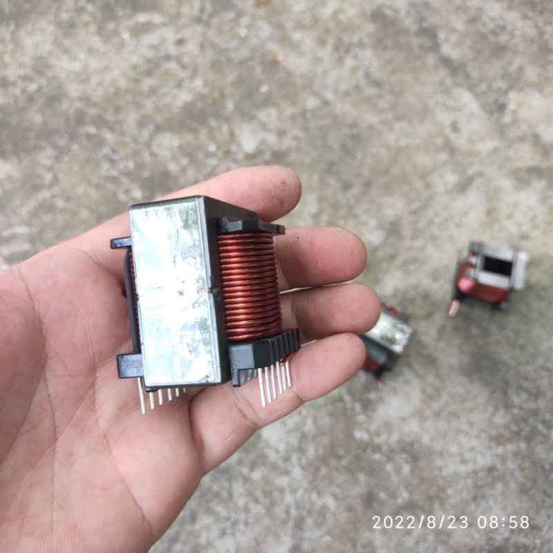Cuộn cảm E42 chất lượng cao, dây đồng đường kính thực 1,3mm, chịu nhiệt 220 độ C. Dùng cho kích điện tử 8-16FET,và IGBT