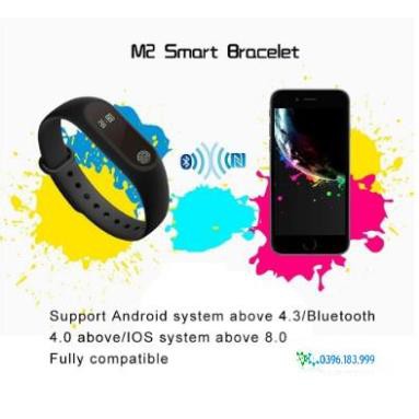 Vòng Đeo Tay Thông Minh M2 Kết Nối Bluetooth Theo Dõi Sức Khỏe