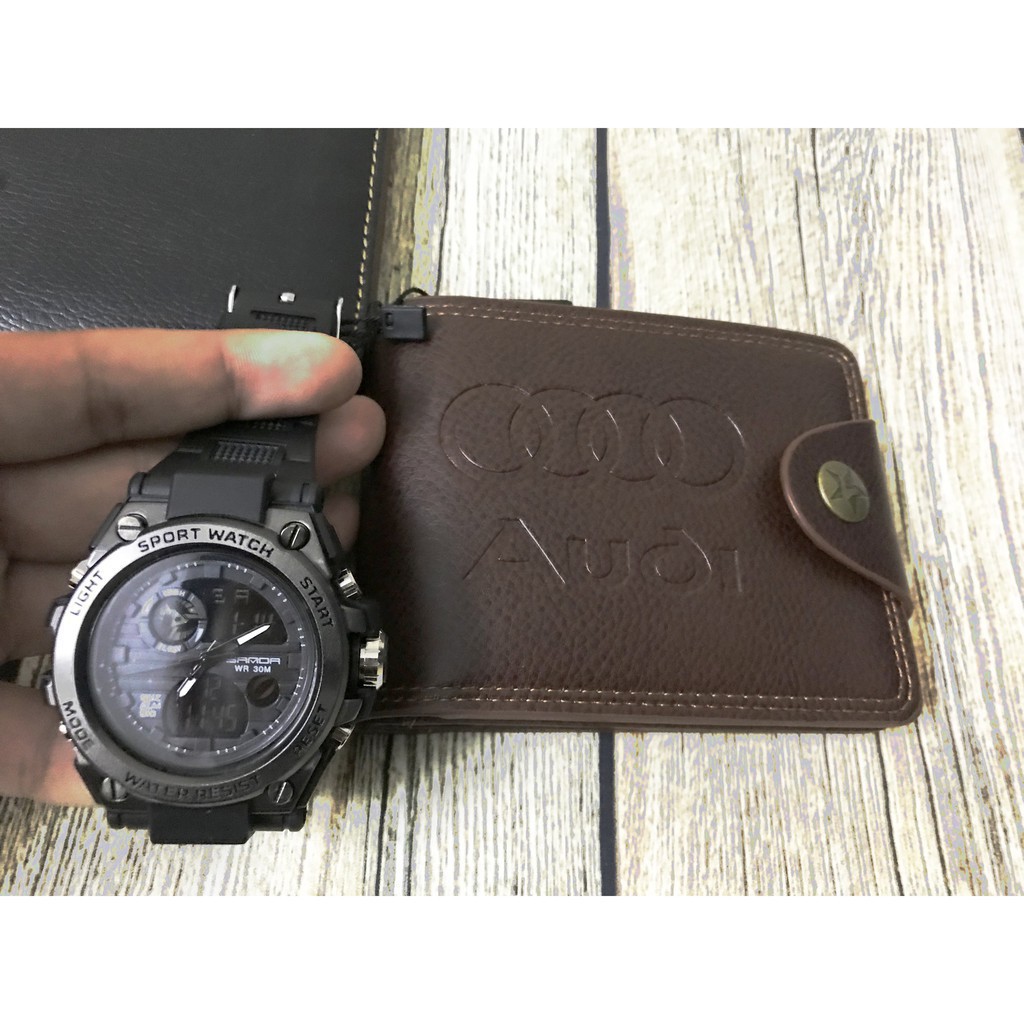 FREESHIP_ Đồng hồ thể thao nam SANDA dây khớp nhựa vòng cung SD02-360DODA | BigBuy360 - bigbuy360.vn