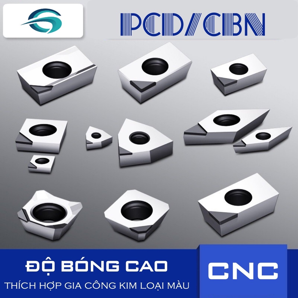 Chip PCD , Chip kim cương chuyên tạo bóng nhôm