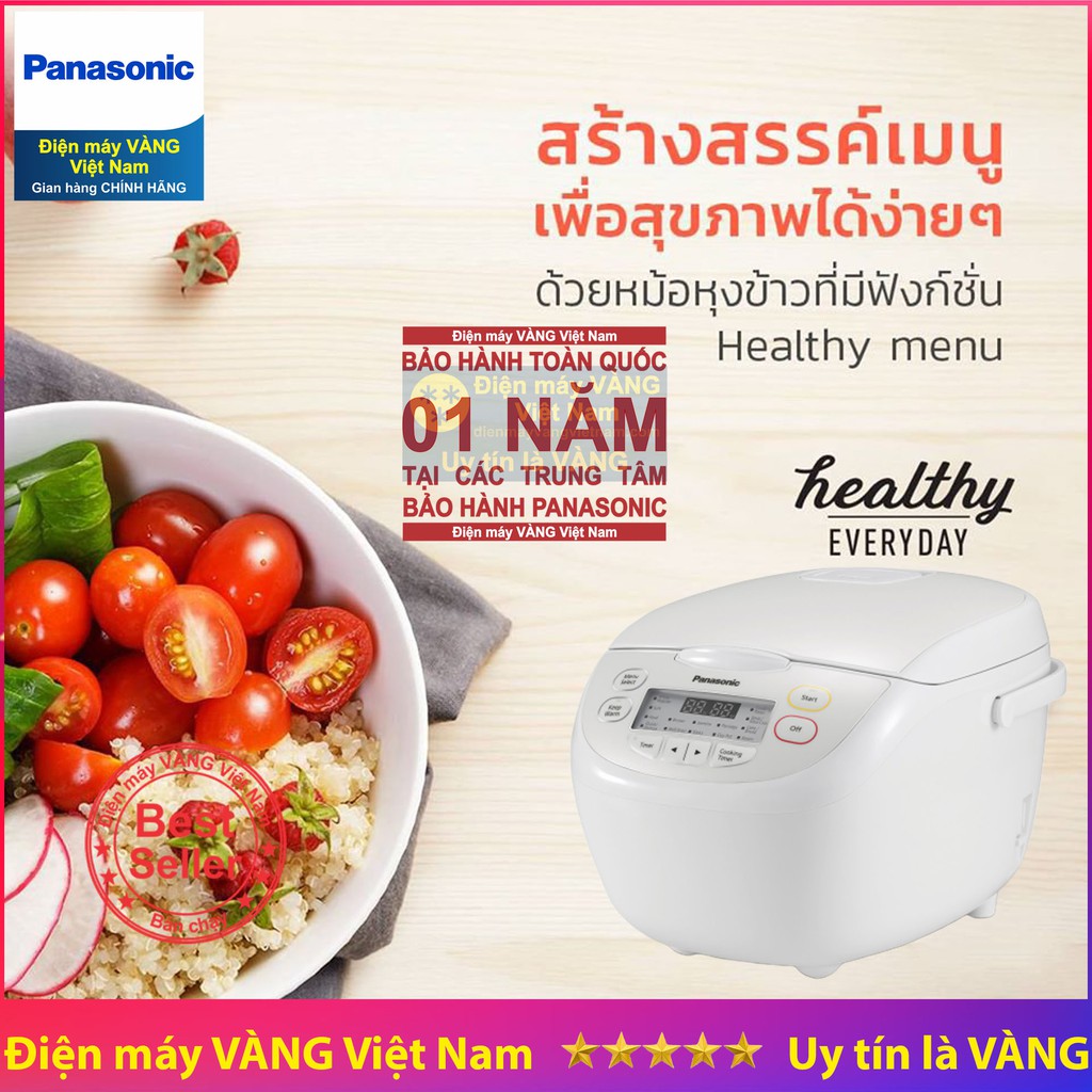 Nồi cơm điện tử Malaysia Panasonic SR-CL188WRA 1.8 lít