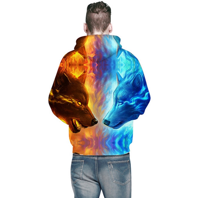 Áo hoodie in hình con sói 3D cho nam và nữ | BigBuy360 - bigbuy360.vn