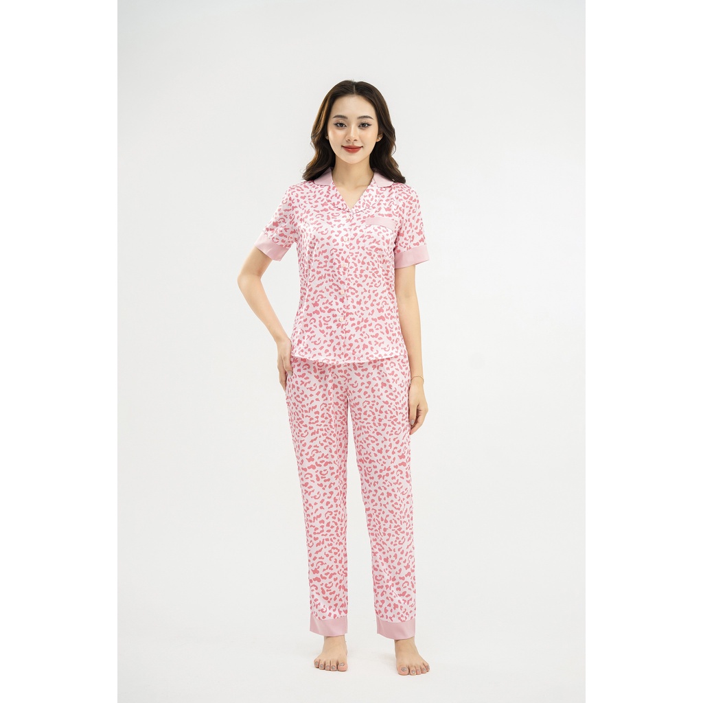Đồ Ngủ Bộ Pijama Nữ VADESI Lụa Cao Cấp Quần Dài Tay Ngắn Mặc Nhà Đẹp Mềm Mịn Thấm Hút Thoáng Mát