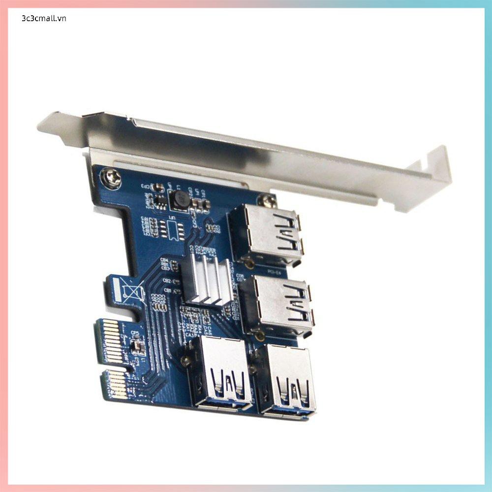 ✨chất lượng cao✨PCI-E One To Four Expansion Card PCIE 1 To 4 PCI Express 16X Slots Riser Card