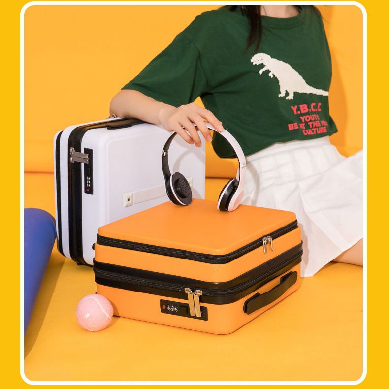 ❅ Nắp mở phía trước Vali 16 inch Vali nhỏ xách tay xu hướng thời trang với khóa mật khẩu