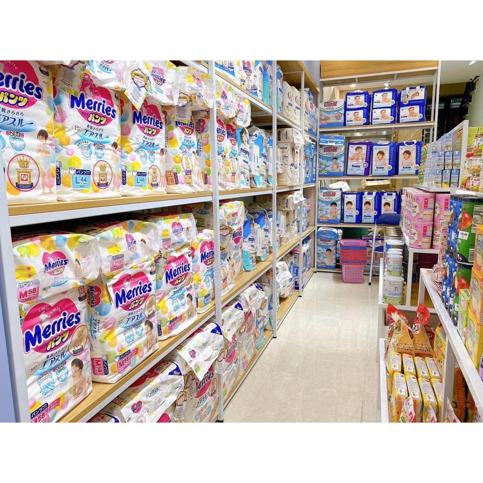 COMBO 2️⃣ BỊCH - Tã/ Bỉm Quần/ Dán Merries Nội Địa Nb96/S88/M68/L58/M64/L50/XL44/xxl28