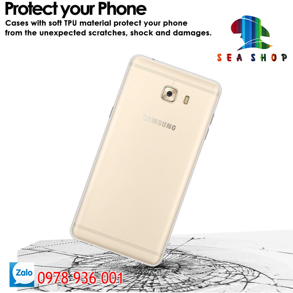 Ốp lưng Samsung Galaxy C9 Pro Nhựa dẻo - trong suốt