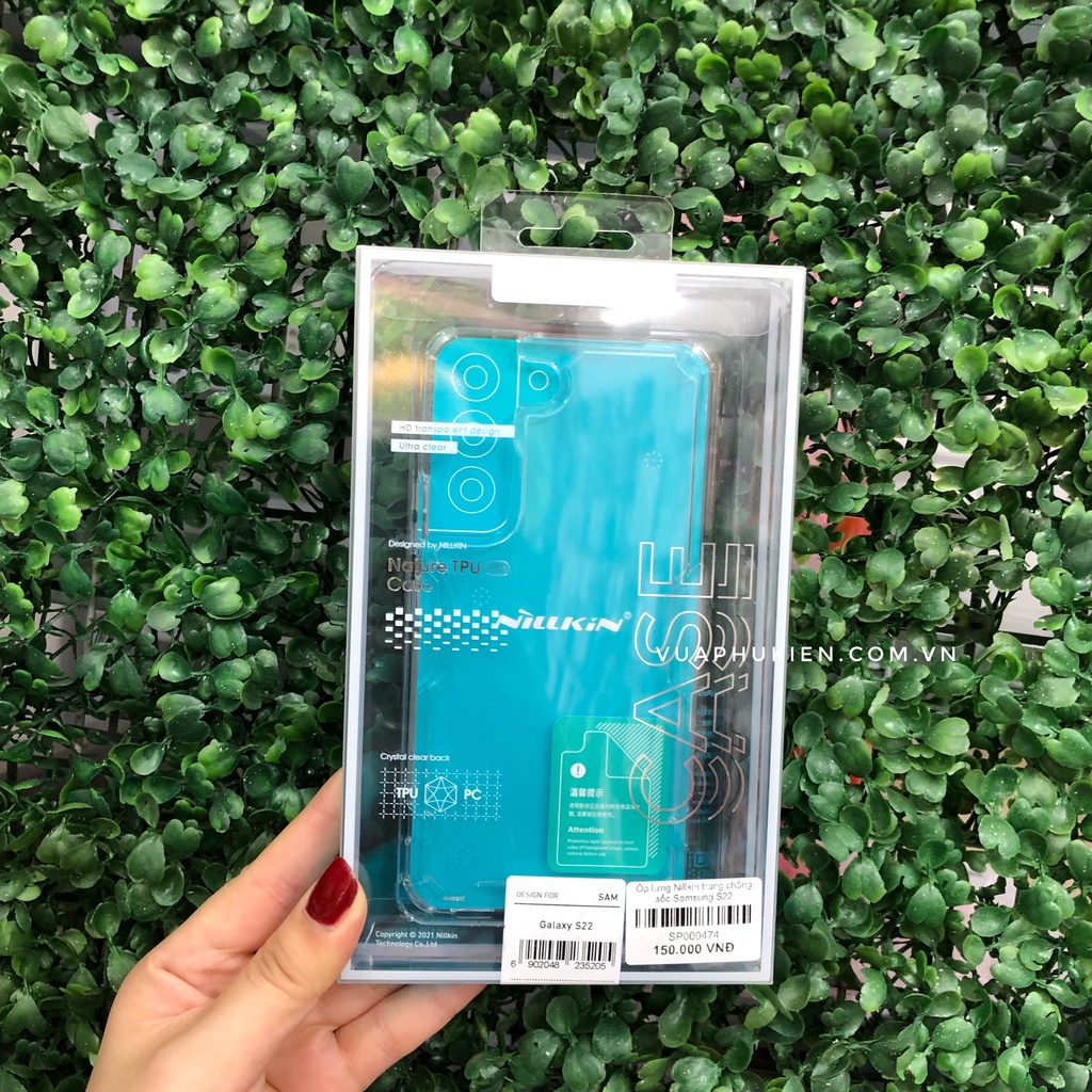 Ốp lưng trong suốt chống sốc cao cấp chính hãng Nillkin Nature TPU Pro dành cho Samsung S22/ S22 Ultra/ S22 Plus.