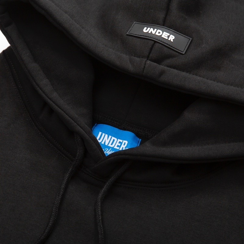 Áo UNDER Basic Hoodie SS22 (Đen) - UHD001