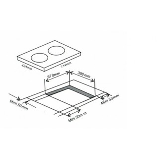 Bếp từ đôi Arber AB-370