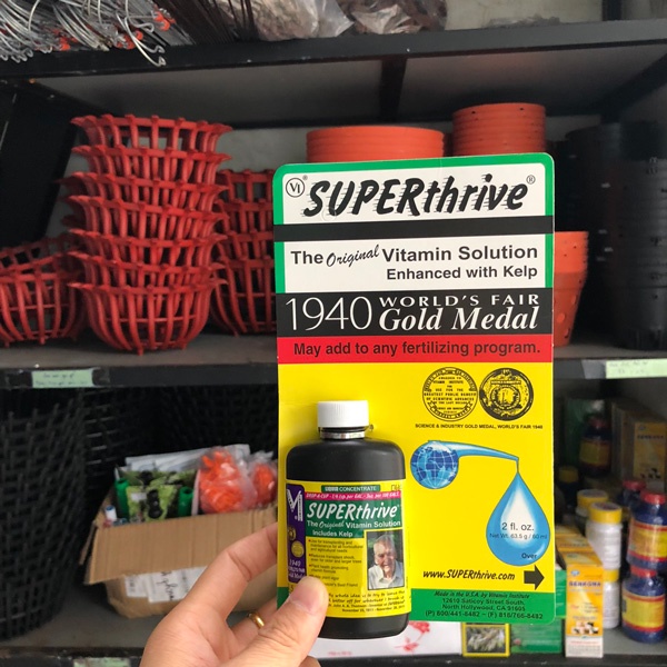SUPERThrive - Thần dược Super Thrive kích thích tăng trưởng cho Phong Lan, chống sốc khi thay chậu hay di chuyển cây