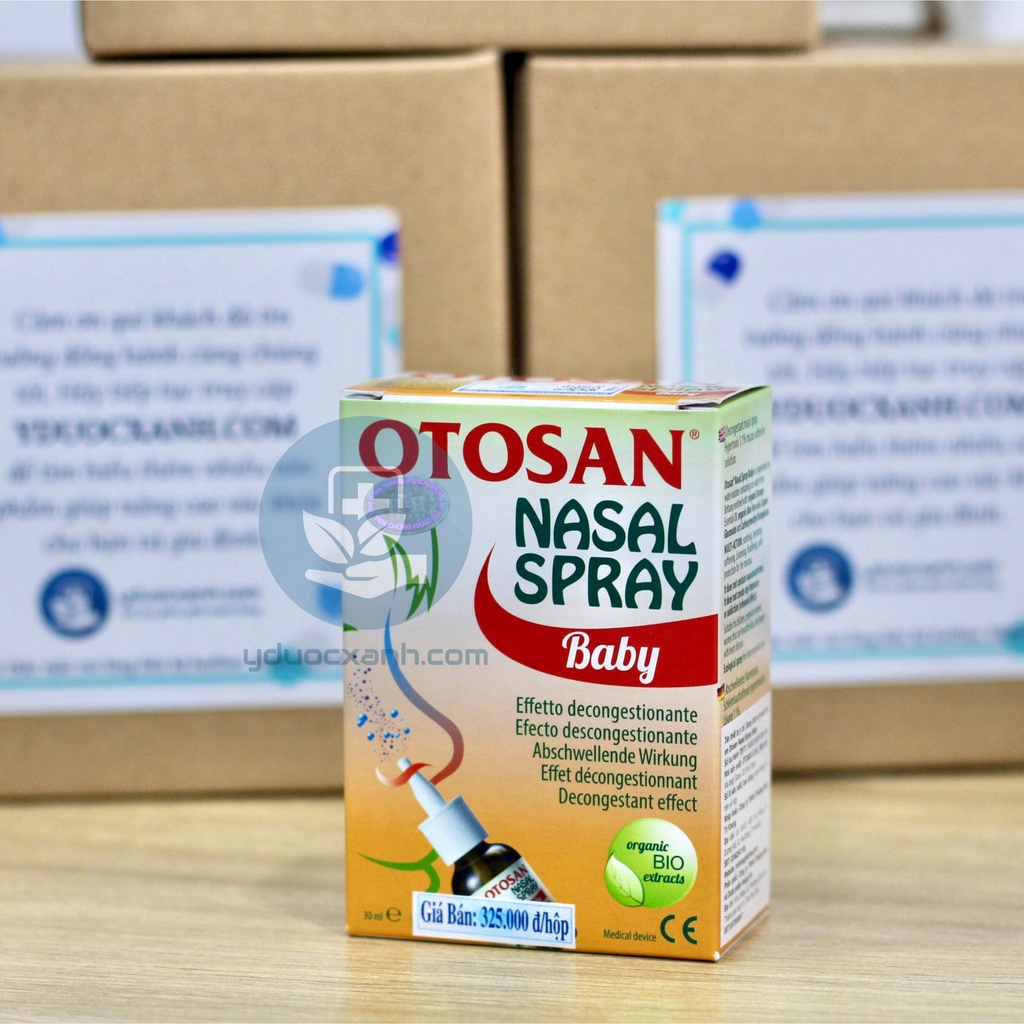 Mua  OTOSAN NASAL SPRAY BABY, 30 ml, Xịt mũi chống viêm cho bé - Y Dược Xanh