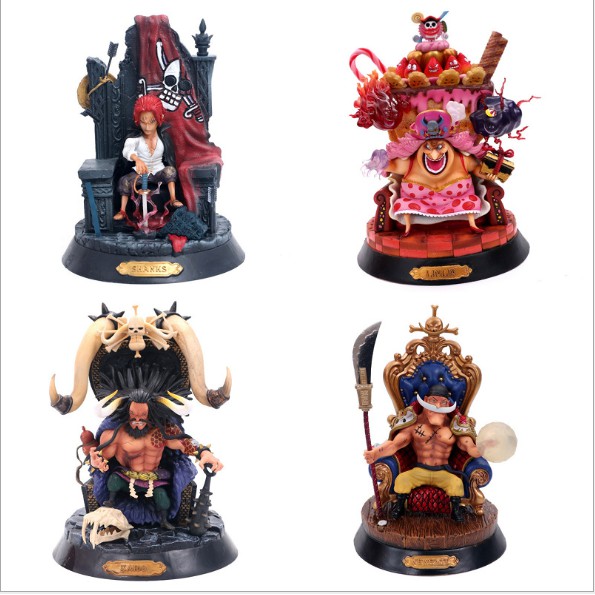 Mô hình Tứ Hoàng One Piece Kaido, Bigmom, Shanks, Râu Trắng - Mô hình One Piece